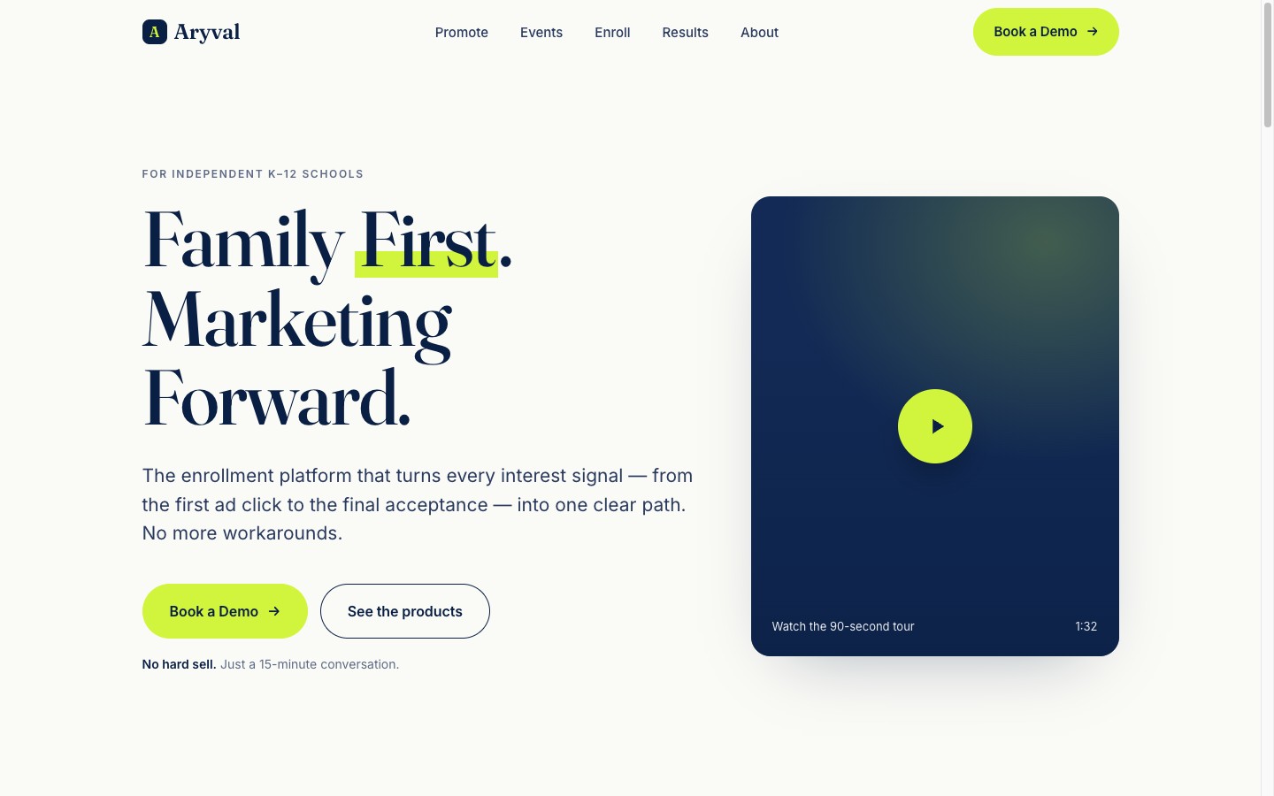 Aryval EdTech platform
